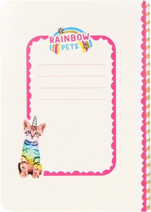 Actual product image Totum Rainbow Pets - Sticky notebook Cat