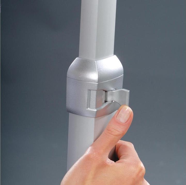 Actual product image Franken Information stand "Universal", DIN A3, height: 910-1,310 mm Aluminium folding frame profile with (A3)