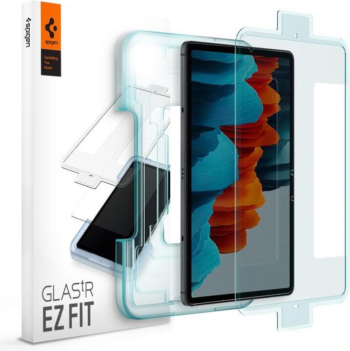 Spigen EZ FIT GLAS.tR (1 Stuk, Galaxy Tab S7, Galaxy Tab S8)