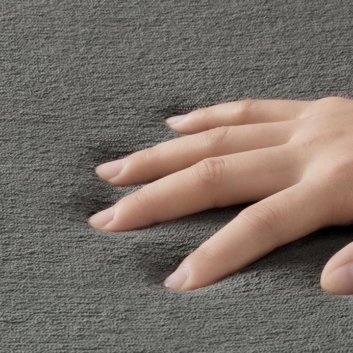 Produktbild TT Home Krabbelmatte Babyzimmer Teppich Spielmatte Kinder Unifarben Rutschfest Flauschig