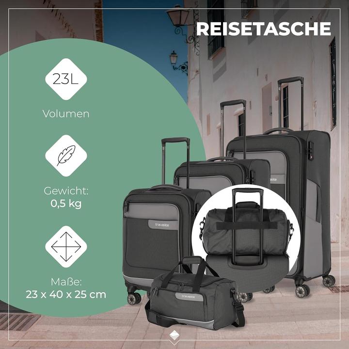 Actual product image Travelite VIIA 4-wheel suitcase set 4 pcs. (195 l)