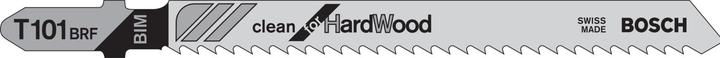 Image du produit Bosch Professional Zubehör Lame de scie sauteuse PRO Hardwood clean reverse T101BRF, 100 mm, 25 pcs.