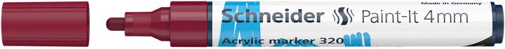 Nährwerte und Zutaten Schneider Acrylmarker Paint-It 320 4mm burgundrot (Burgundrot, 4 mm, 1 x)
