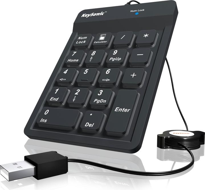 KeySonic Ack-118 (Numeric keypad, Cable)