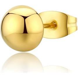 Sagapo, Ohrringe, S'Agapo Single Steel Earring Snap Snp28