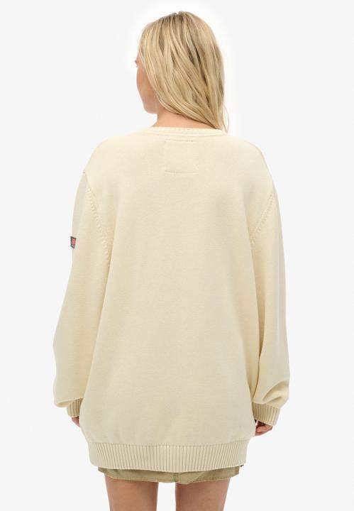 Produktbild Superdry Oversized Pullover mit V-Ausschnitt (XL)