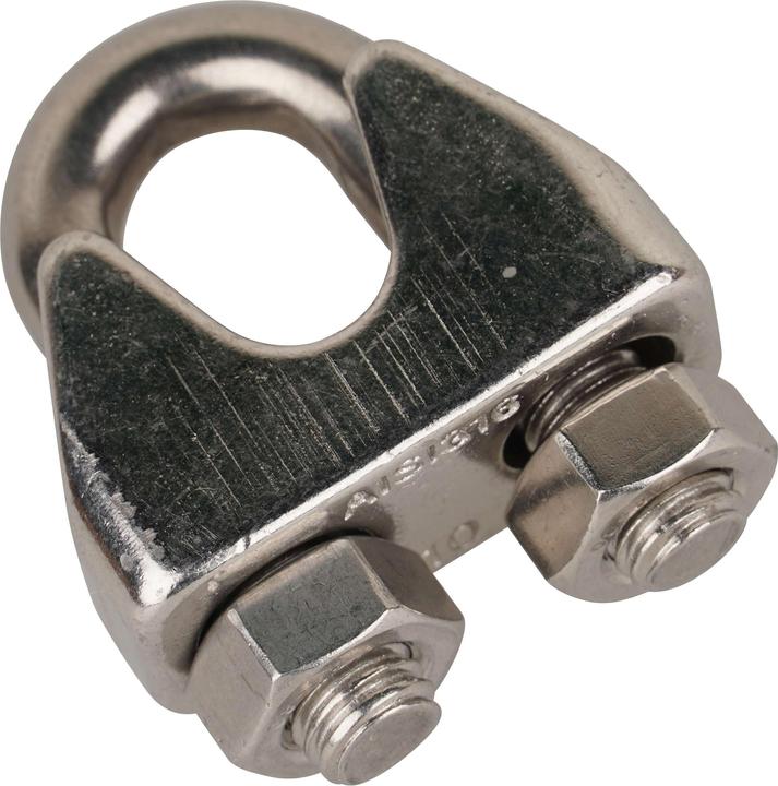 Mamutec Fascetta in acciaio inox da 5 mm 3 pezzi.