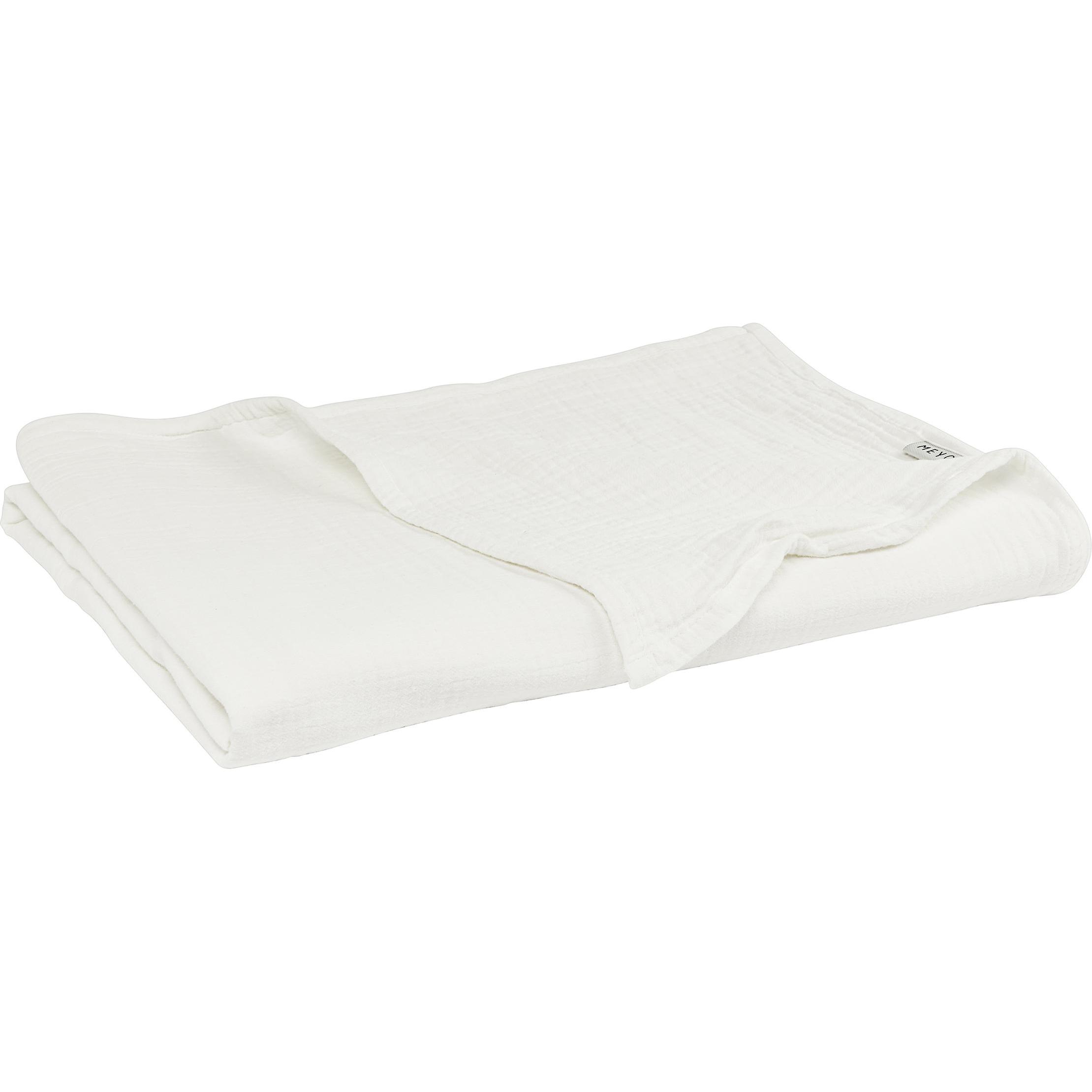 Meyco, Babydecke, HOME hydrofiele deken 140x200cm prewashed uni offwhite (140x200 cm)