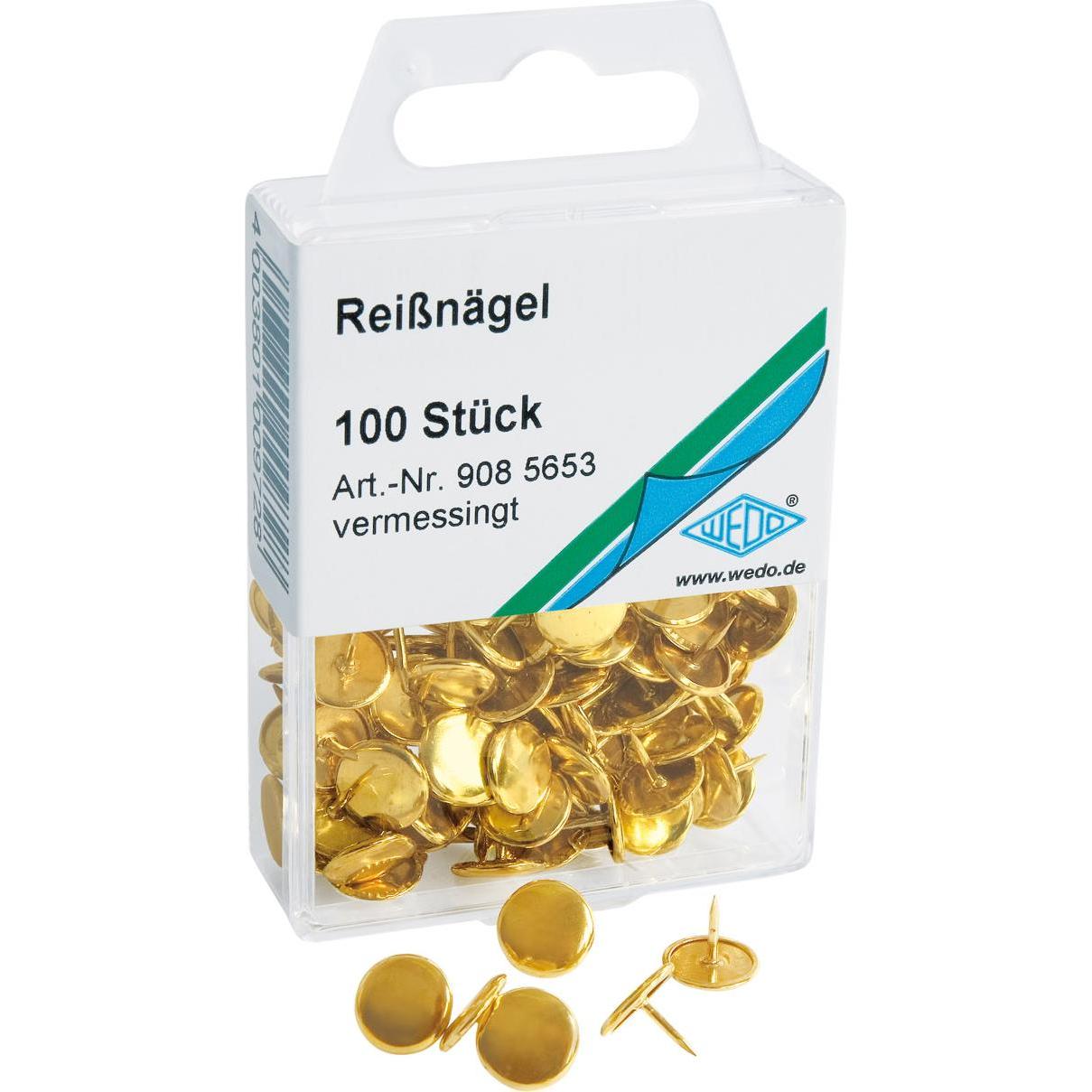 Wedo, Nägel, Reissnagel (100 Stück, 9 mm)