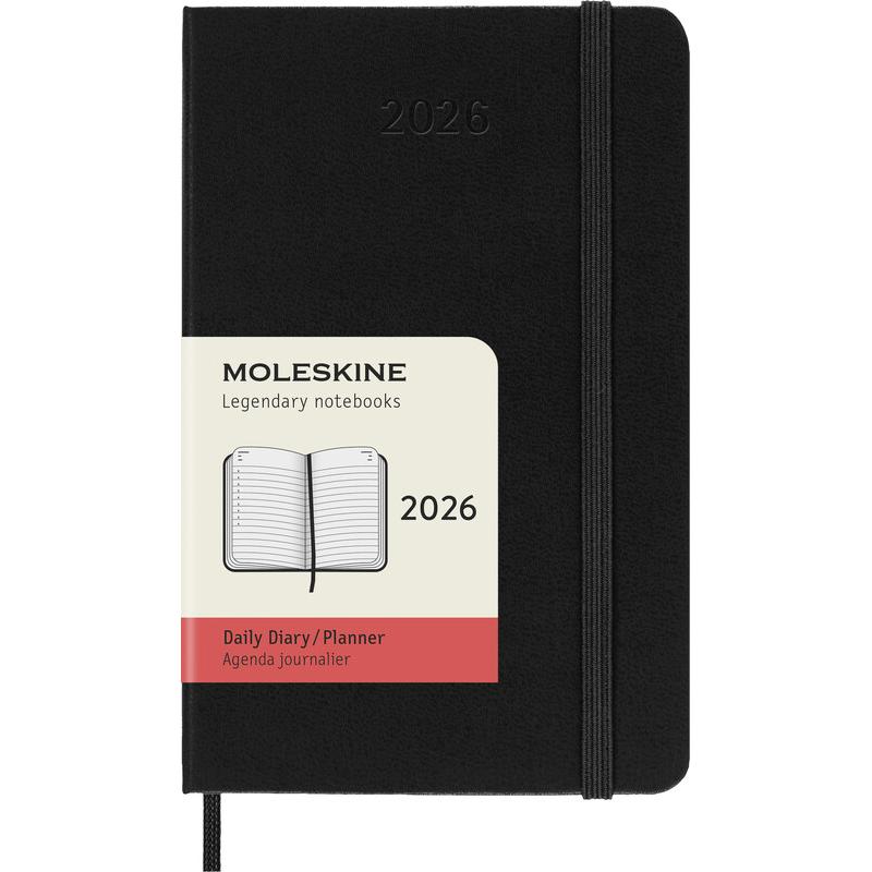 Moleskine, Agenda, Taschenagenda Daily (9 x 14 cm, Englisch)