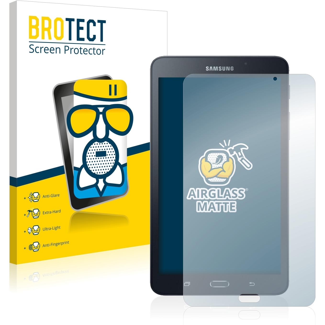 BROTECT AirGlass Panzerglasfolie Matt (1 Stück, Galaxy Tab A6 7.0), Tablet Schutzfolie
