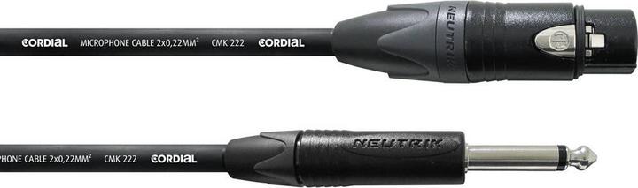 Actual product image Cordial CPM 5 FP - microphone cable NEUTRIK (5 m, 6.3mm jack cable, XLR Cables)