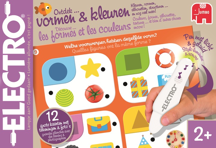Productafbeelding Jumbo Electro Wonderpen Vormen & Kleuren (Duits, Frans)