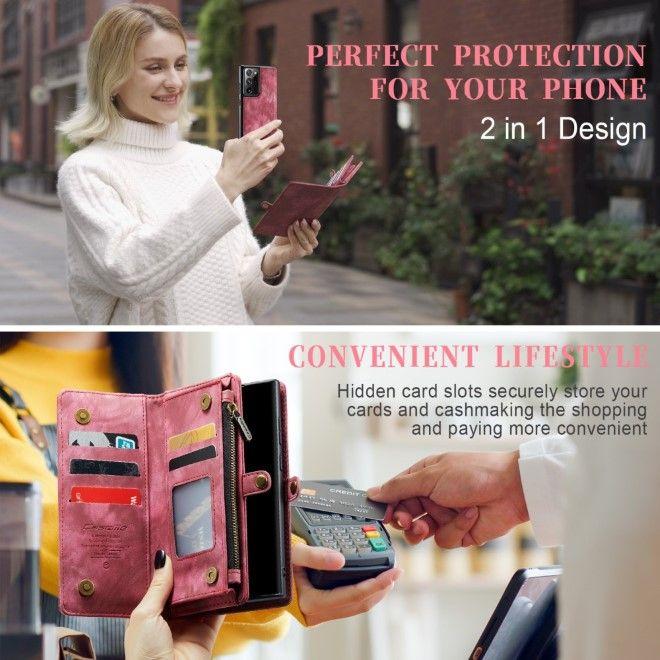 Actual product image Caseme Leather wallet with plastic cover (Samsung Galaxy Note 20 Ultra)