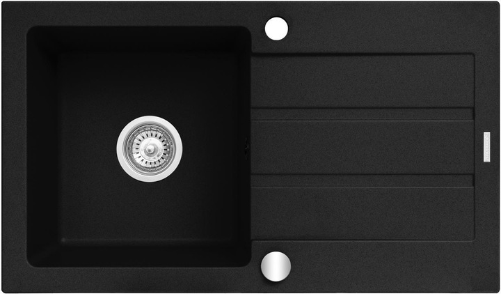 Actual product image Maidsinks Promo 76x44 1B 1D Carbon (76 cm)