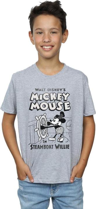 Produktbild Disney Mickey Mouse Steamboat Willie TShirt Jungen (152, 158)