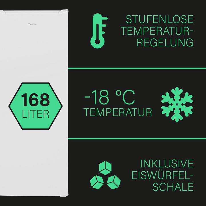 Produktbild Bomann GS 7340 (Freistehend, 168 l)