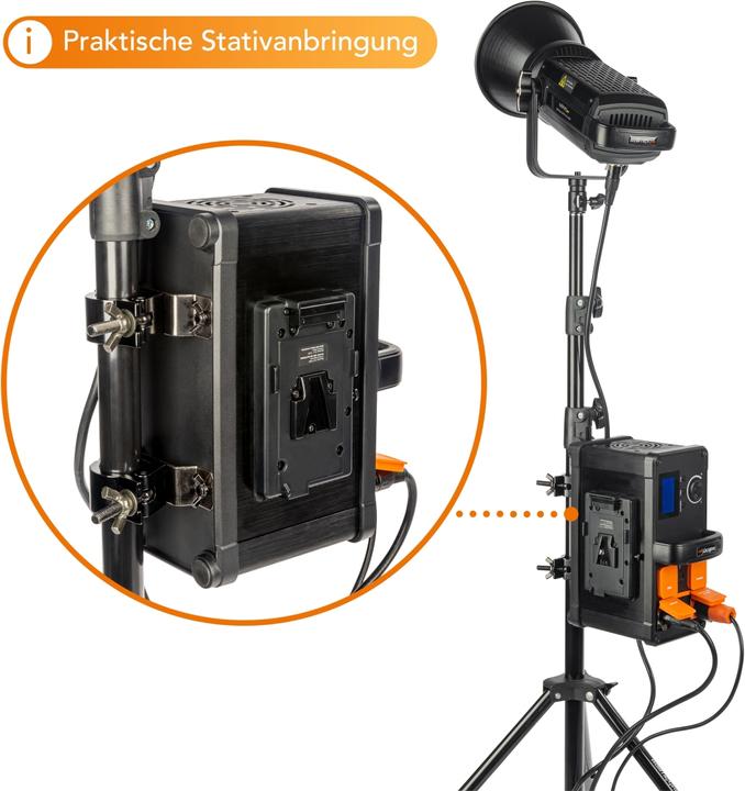 Actual product image Walimex pro LED Niova 350 Plus Daylight 350W (Studio light)