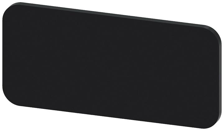 Produktbild Siemens Labeling plate 12.5x27mm, black