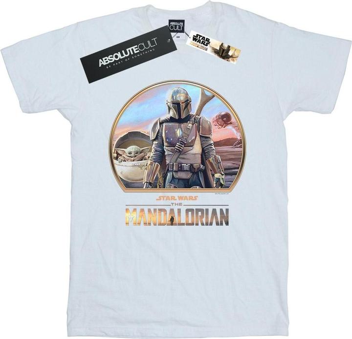 Actual product image Star Wars Boys The Mandalorian Mando And The Child T-Shirt (140, 146)