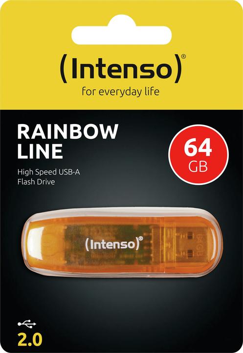 Actual product image Intenso Rainbow Line (64 GB, USB-A)