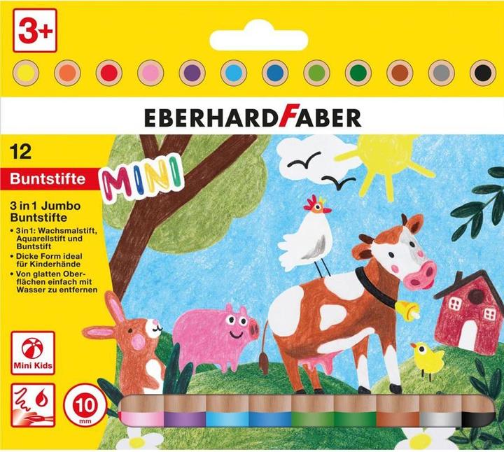 Immagine prodotto EberhardFaber Matite colorate Jumbo MiniMaxi 12 pezzi (12 x)