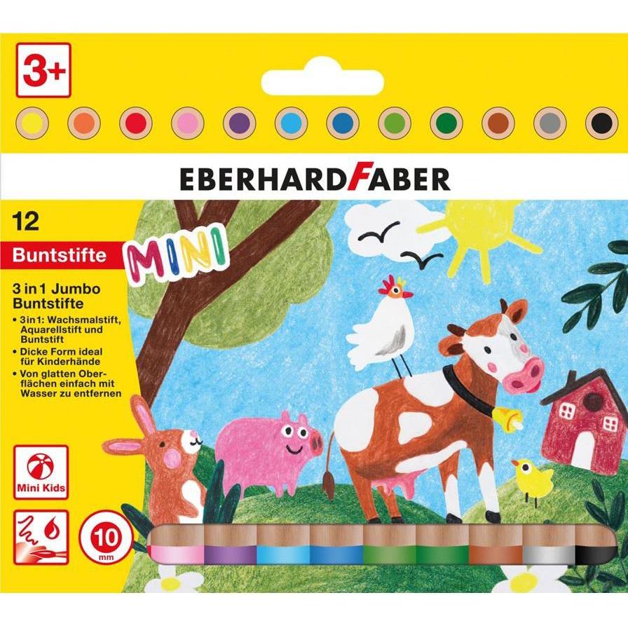 Thumbnail - EberhardFaber, Malstifte, Farbstifte Jumbo MiniMaxi 12 Stück (Mixed Colour, 12 x)