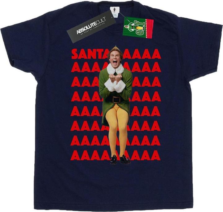 Immagine prodotto Elf Buddy Santa Scream Maglietta Uomo (S)