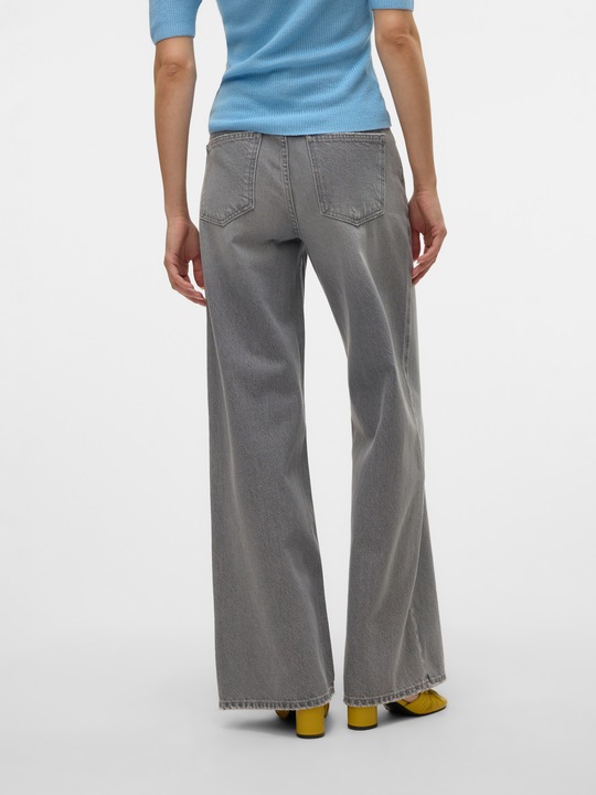 Immagine prodotto Vero Moda VMREMY Mid Rise Weiter Beinschnitt Jeans Weit geschnitten (W26/L32)