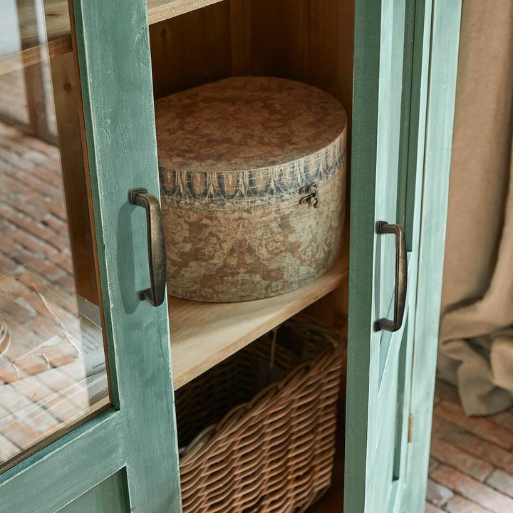 Produktbild Loberon Vitrine Nouvellese grün/braun