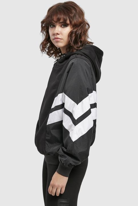 Produktbild Urban Classics Ladies Mix Crinkle Nylon Sweat Hoody (XL)