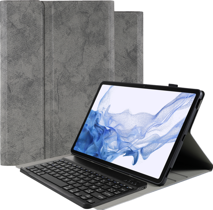 Produktbild Cazy Tastatur Hülle Kompatibel mit Samsung Galaxy Tab S8+ - Schutz Etui mit magnetisch Abnehmbarer (Galaxy Tab S8+)