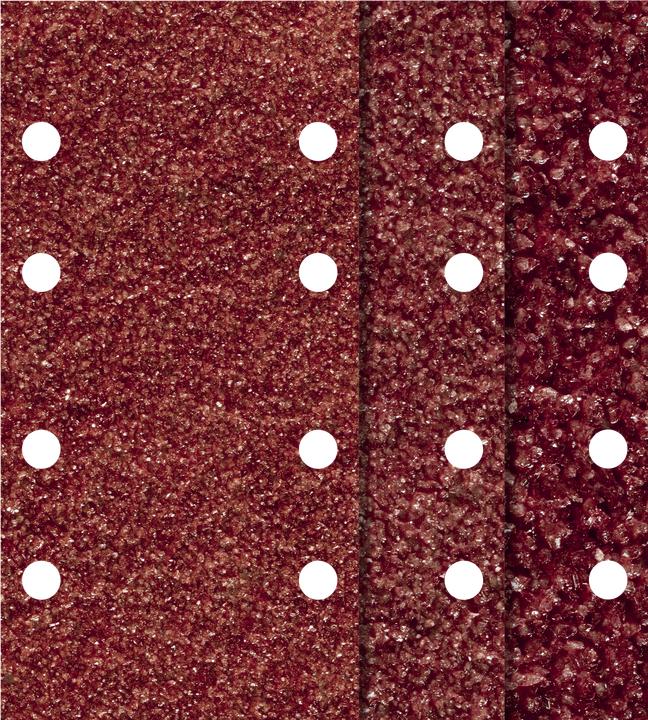 Produktbild wolfcraft 1 Haft-Schleifstr.-Set 10-tlg. 93x185mm (120, 40, 80)