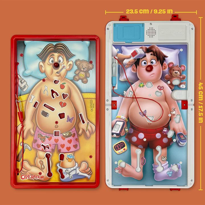 Actual product image Hasbro Gaming Doktor Bibber elektronisches Brettspiel in einer Tragebox