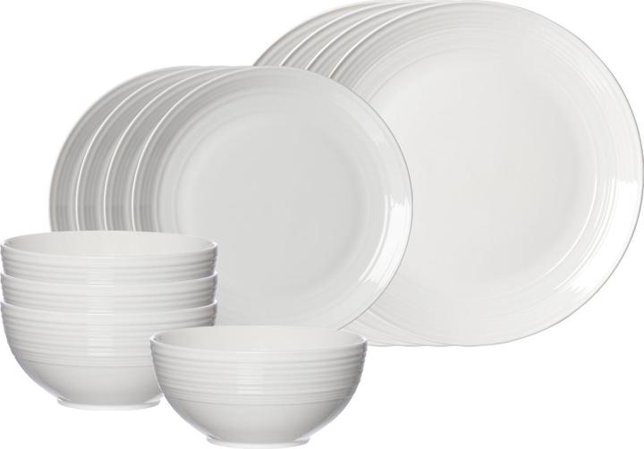 Olympia Borden | ATHENA | Porselein | Wit | 12 Stuks | 165mm