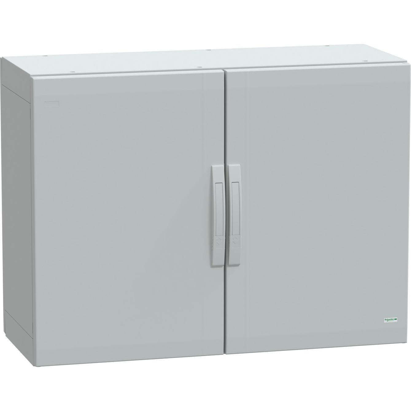 Schneider Electric Polyestergehäuse bodenst. PLA komplett NSYPLA7104G (Gehäuse), Elektronikzubehör + Gehäuse, Grau