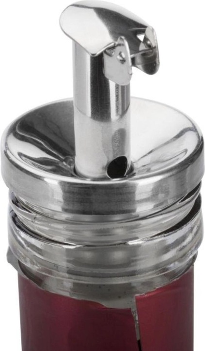 Actual product image Westmark Pourer "Inox Vinegar Special", silicone cork, short, metal c (1000 ml)