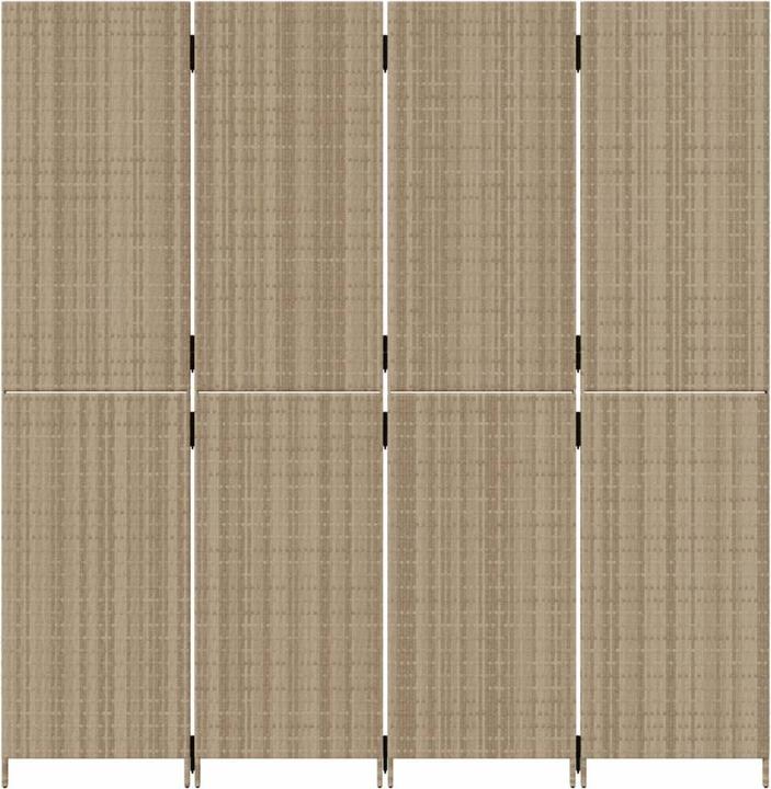 Nährwerte und Zutaten vidaXL Paravent 4-tlg. Beige Poly Rattan,Farbe: Beige,Material: Poly