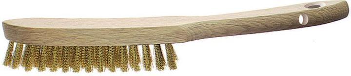 Actual product image Zeintra Brass wire brush with handle