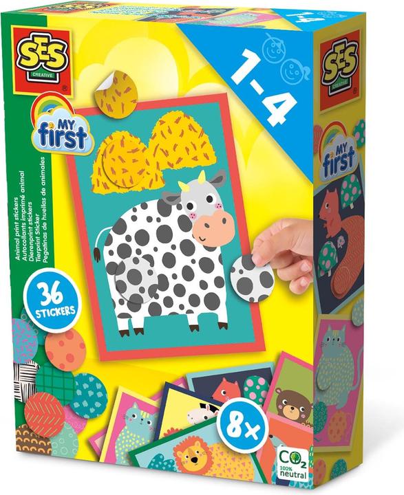 Ses My First - animal print stickers
