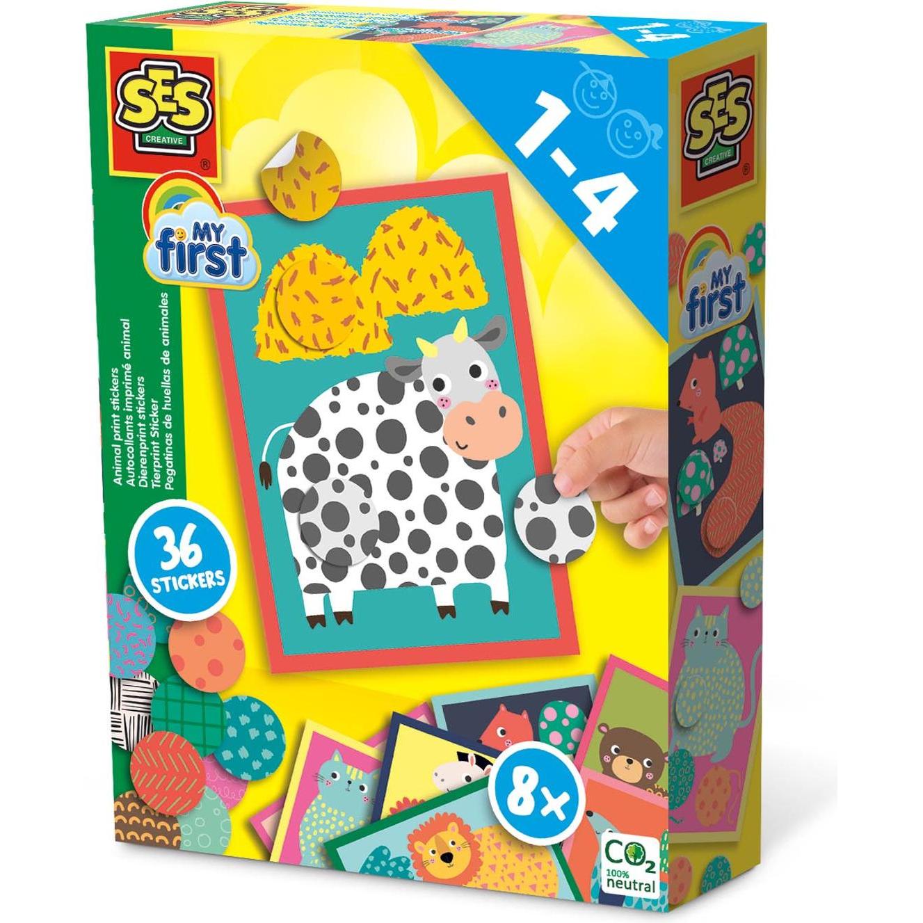 Ses, Sticker, My First - Tierdruck-Aufkleber