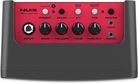 Produktbild NUX Gitarren-Verstärker Mighty Lite BT MKII Grau (Bass, Gitarre, 3 W)