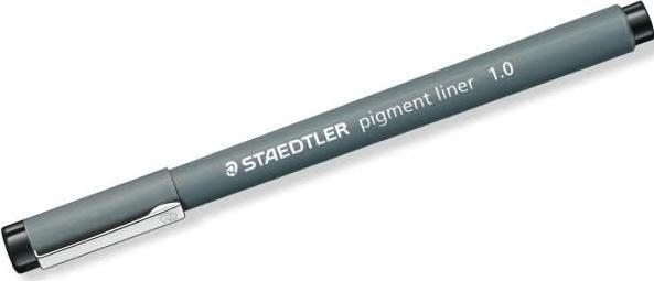 Actual product image Staedtler Fineliner Pigment liner 308 Line width: 1 mm Ink colour: black (Black, 1 x)