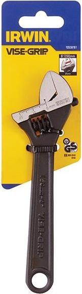 Actual product image Irwin Adjustable Wrenches Steel Handle