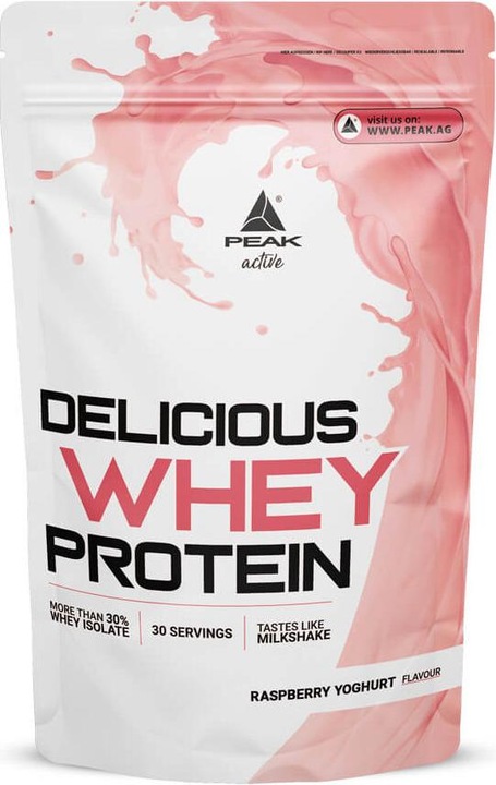 Actual product image Peak Ice Works Delicious Whey Protein (Raspberry yoghurt, 1 pcs., 900 g)