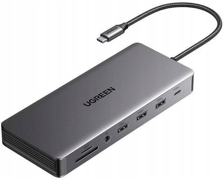 Produktbild Ugreen HUB CM681 15978 13in1 USB-C - 2x USB-A 3.2 / 2x USB-A 3.0 / USB-C 3.2 / 2x HDMI / DisplayPort (USB-C, 13 Ports)