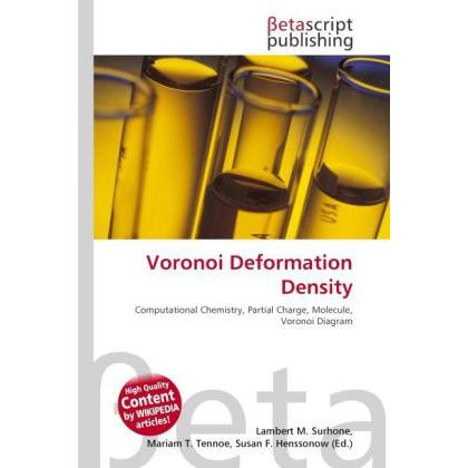 Voronoi Deformation Density, Fachbücher von Lambert M. Surhone, Miriam T. Timpledon, Susan F. Marseken