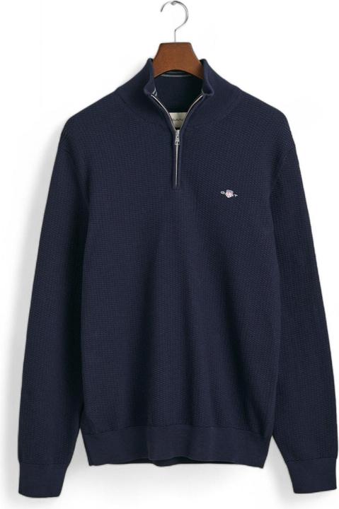 GANT halb-zip-pullover micro textured (S)