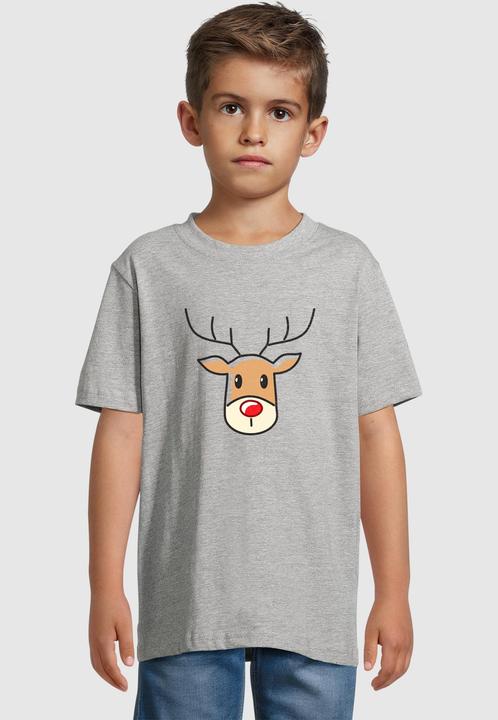 Produktbild Merchcode Kids Christmas Cute Deer Tee - 181827 (110, 116)