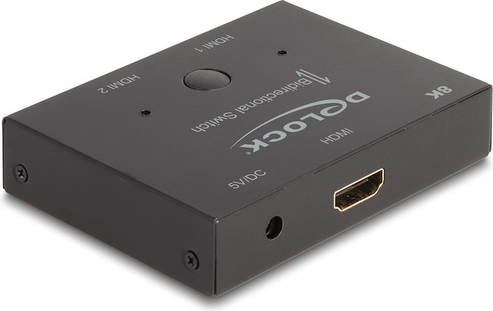 Actual product image Delock Switch 2-1 8K 60 Hz HDMI, number of inputs